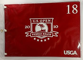 Amazon.com: 2010 US Open Flag Pebble Beach golf red