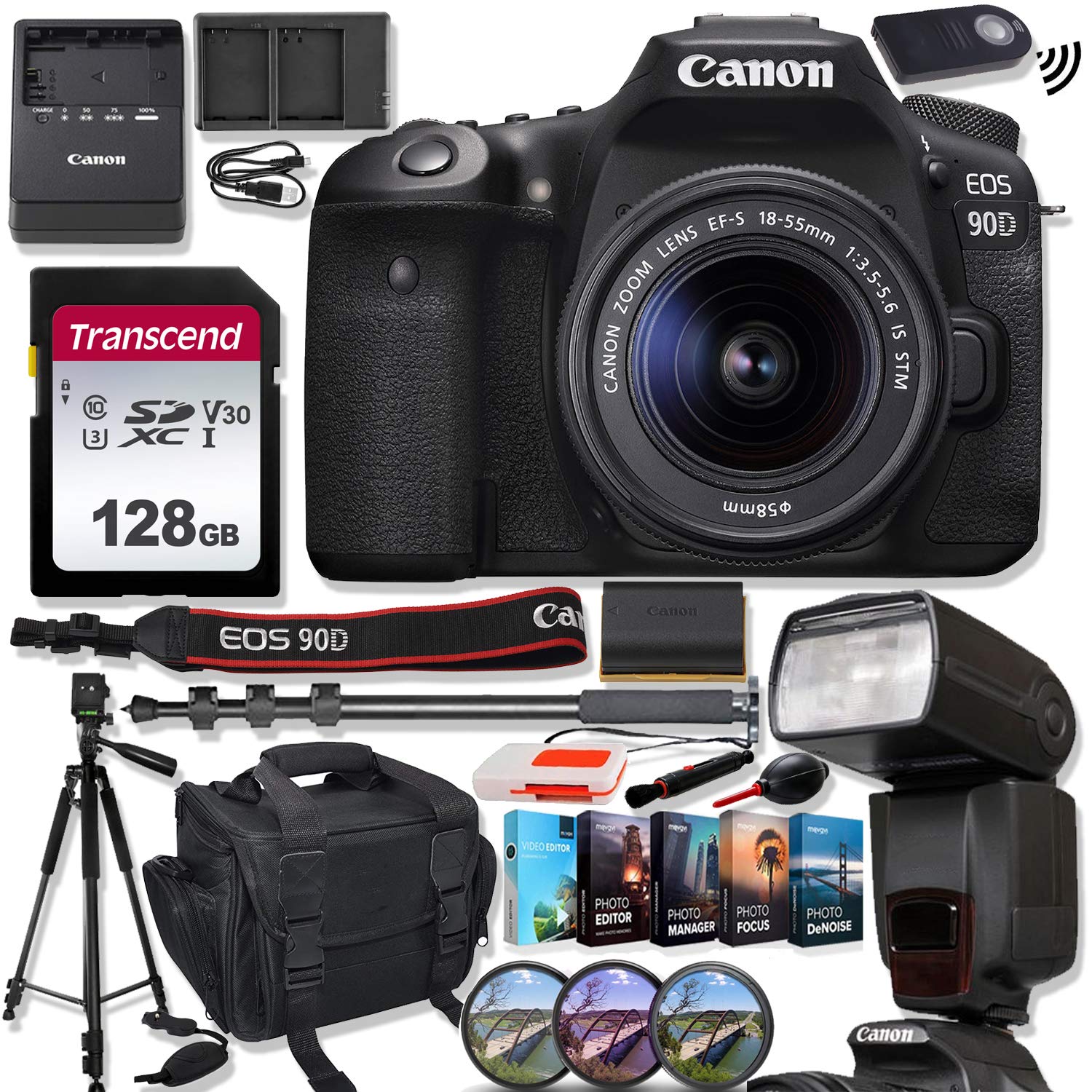 18 55mm Canon D90 Kit 18 55mm Canon 90d Bundle Canon EOS 90D DSLR