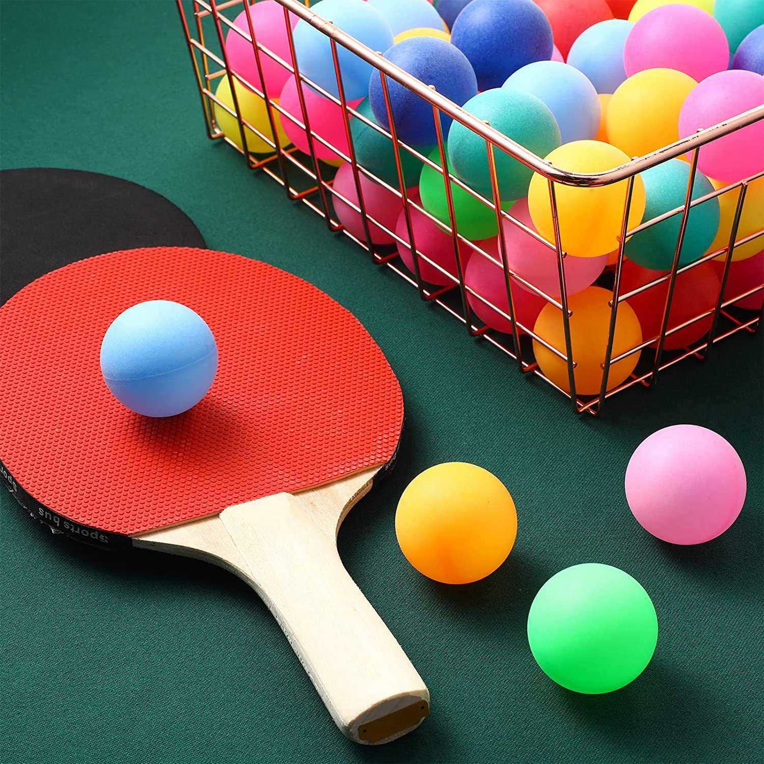 Evenden 300 pelotas de ping pong de mesa, 40 mm, multicolor