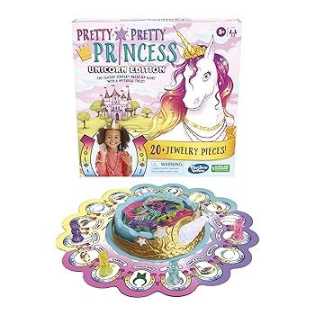 ラムPretty Princess Hasbro Gaming Pretty Princess Unicorn Edition Board Game