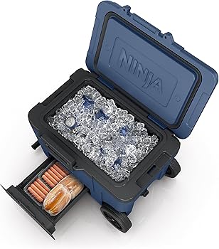 sky　冷凍庫 Ninja FrostVault 45qt Wheeled Cooler with Dry Zone, Integrated