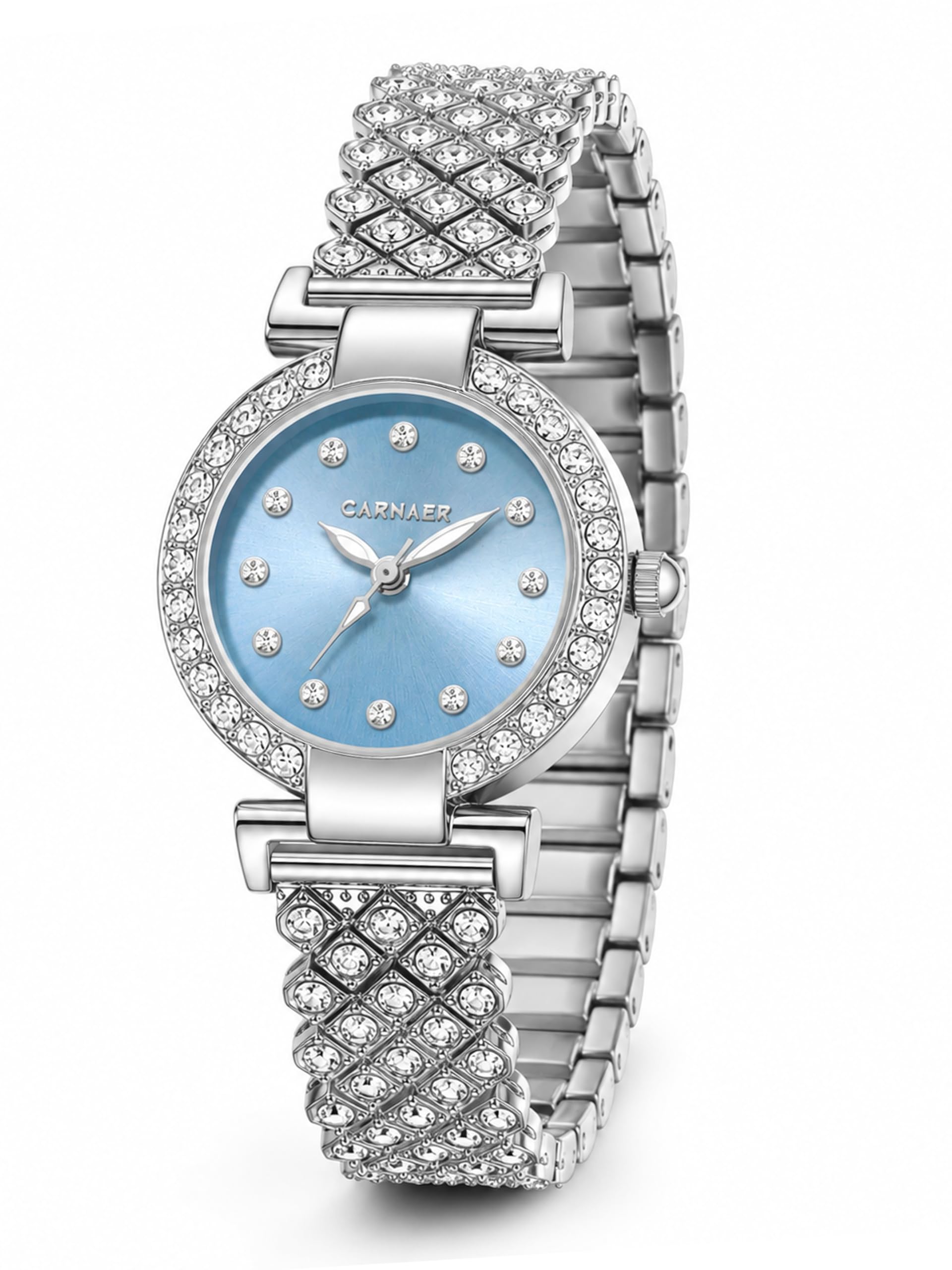 Poise 3127 Women’s Analog Watch, Sunray Dial with Crystal Studded Bezel-picture-57