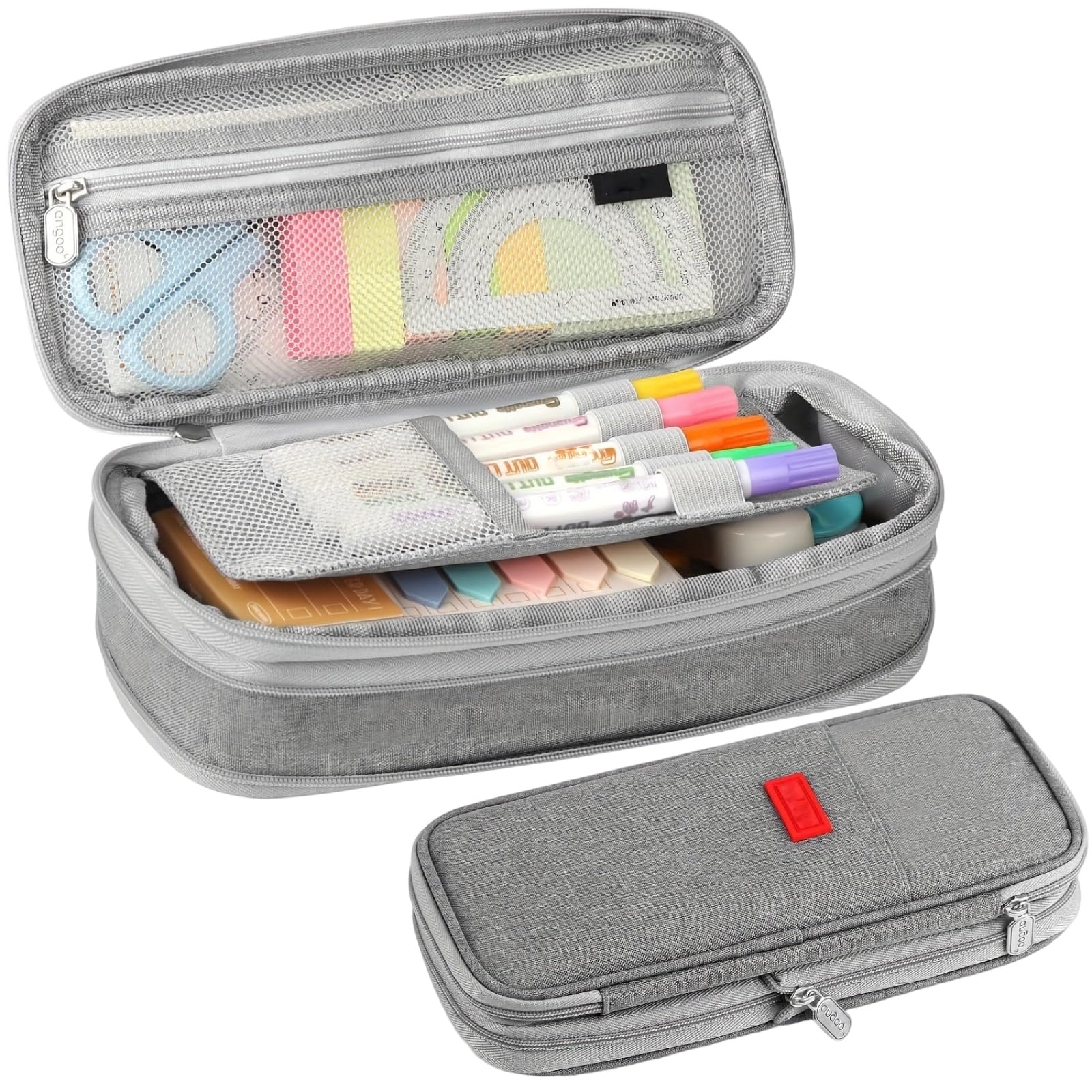 Large Capacity Pencil Case with Compartments and Handle Pencil Case