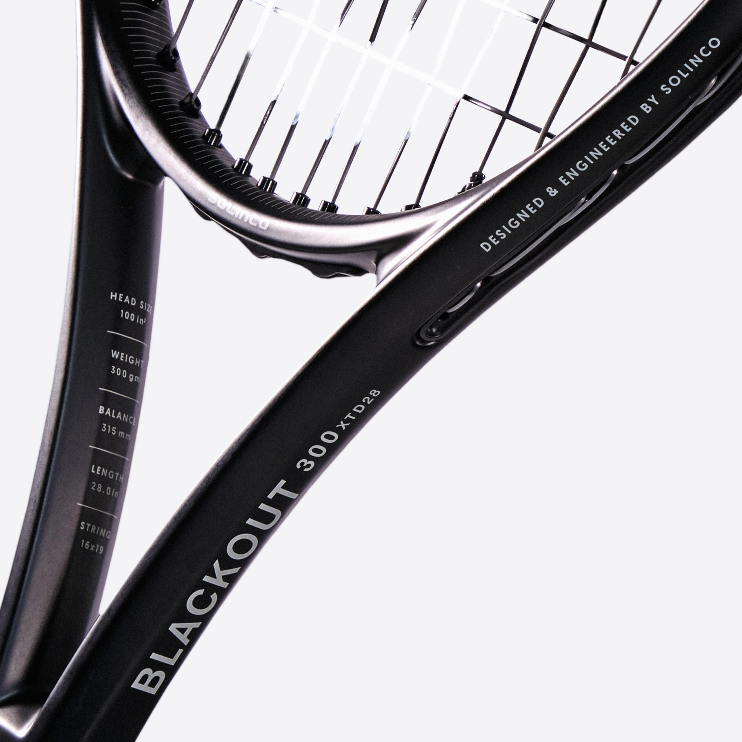 ソリンコ(SOLINCO) ブラックアウト285g テニスラケット Amazon | Solinco ブラックアウト 300 XTD+ テニスラケット - 4