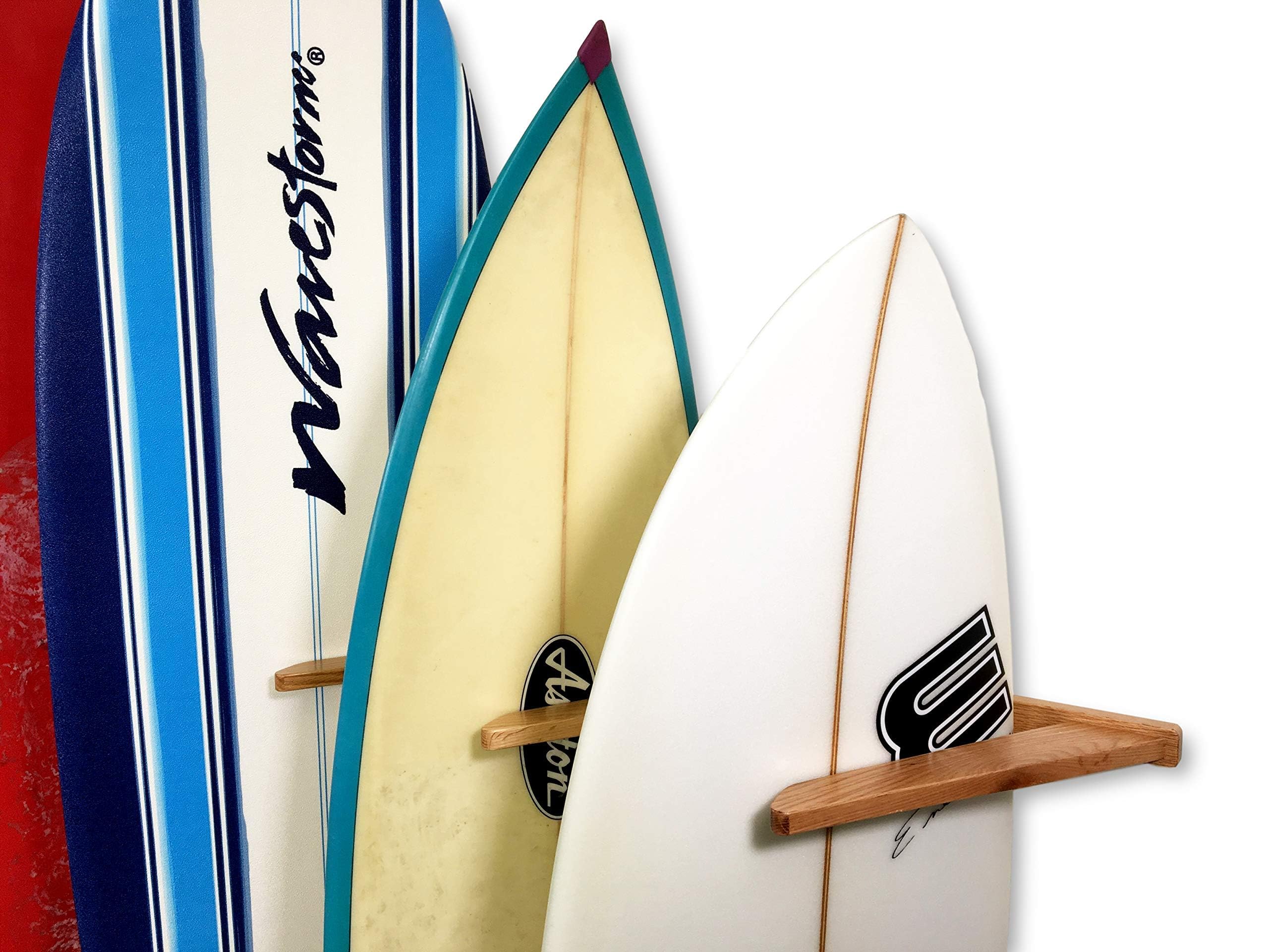 StoreYourBoard Support mural vertical en bois pour 6 planches de surf, maison et garage
