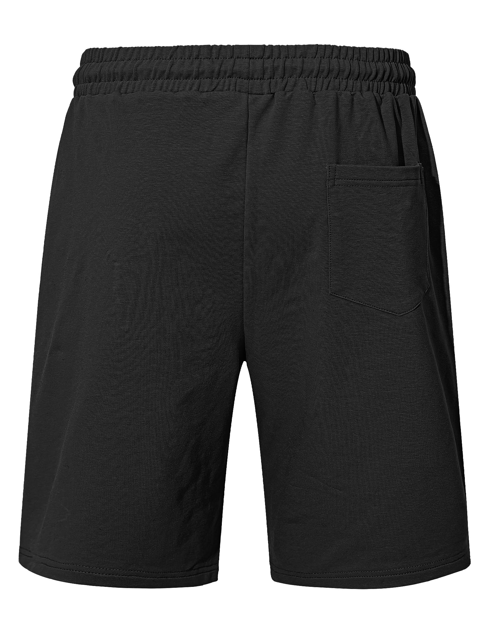 TARAINYA Cotone Pantaloncini Uomo Sportivi Zip Coulisse Pantaloncini Running Palestra con Tasca