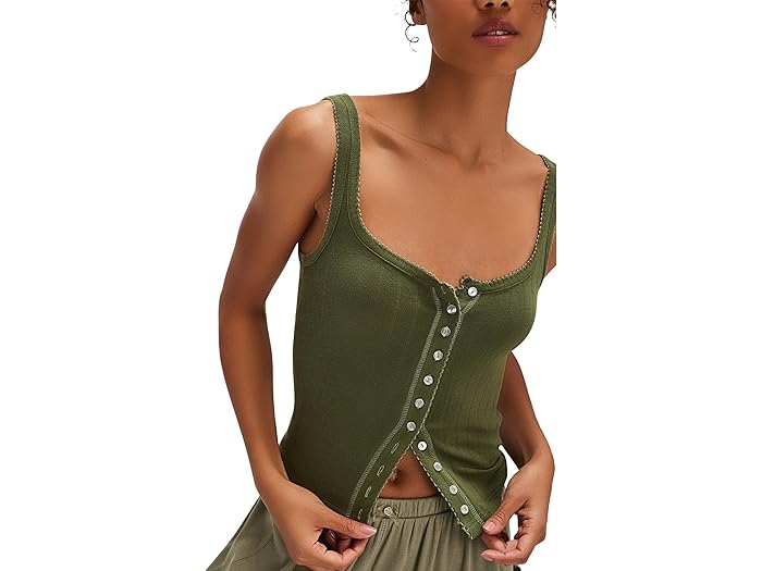 Free People End Game Pointelle Tank
