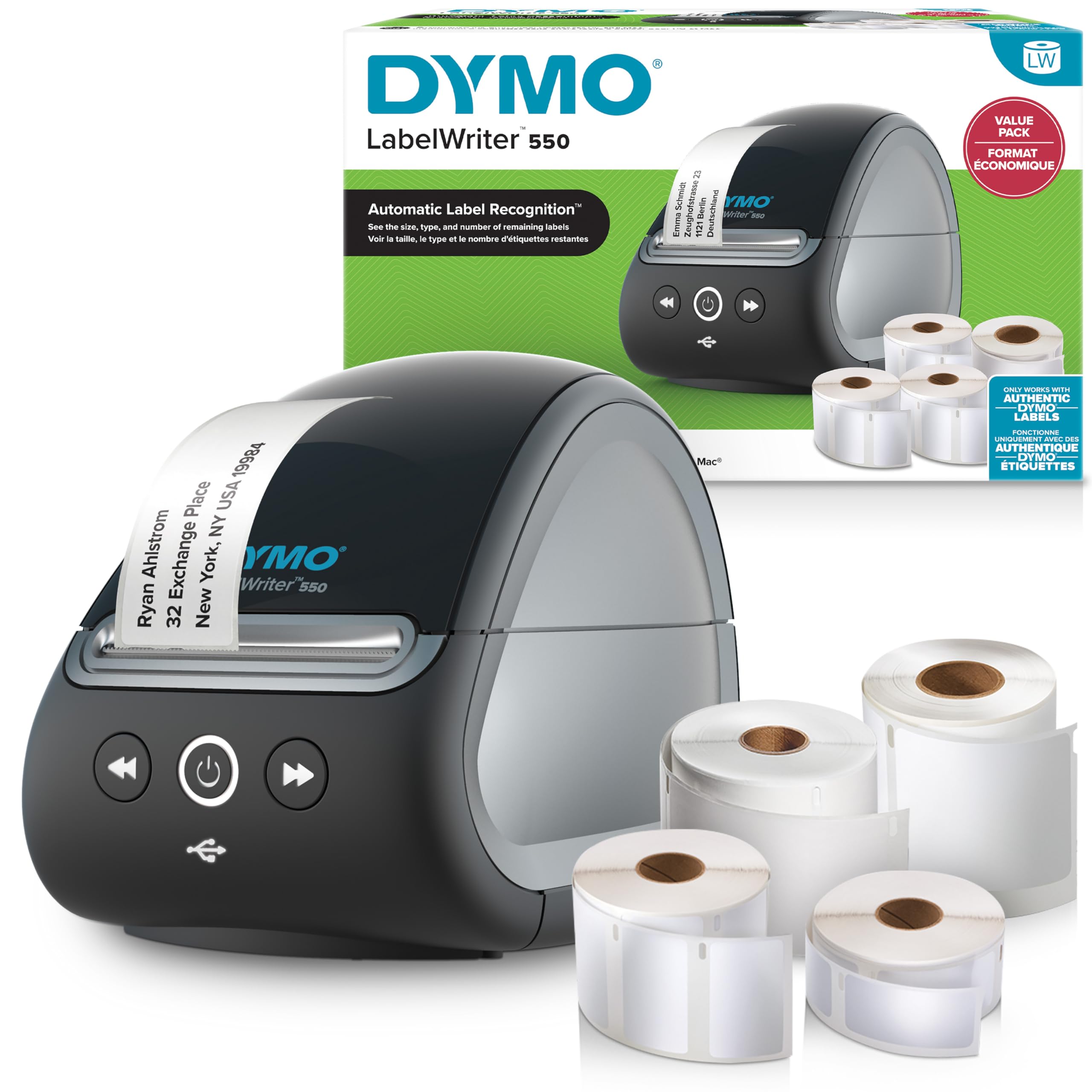 Dymo LM 500TS – Dispositif De Lettrage Défectueux (S0946450) – Pour Pièces