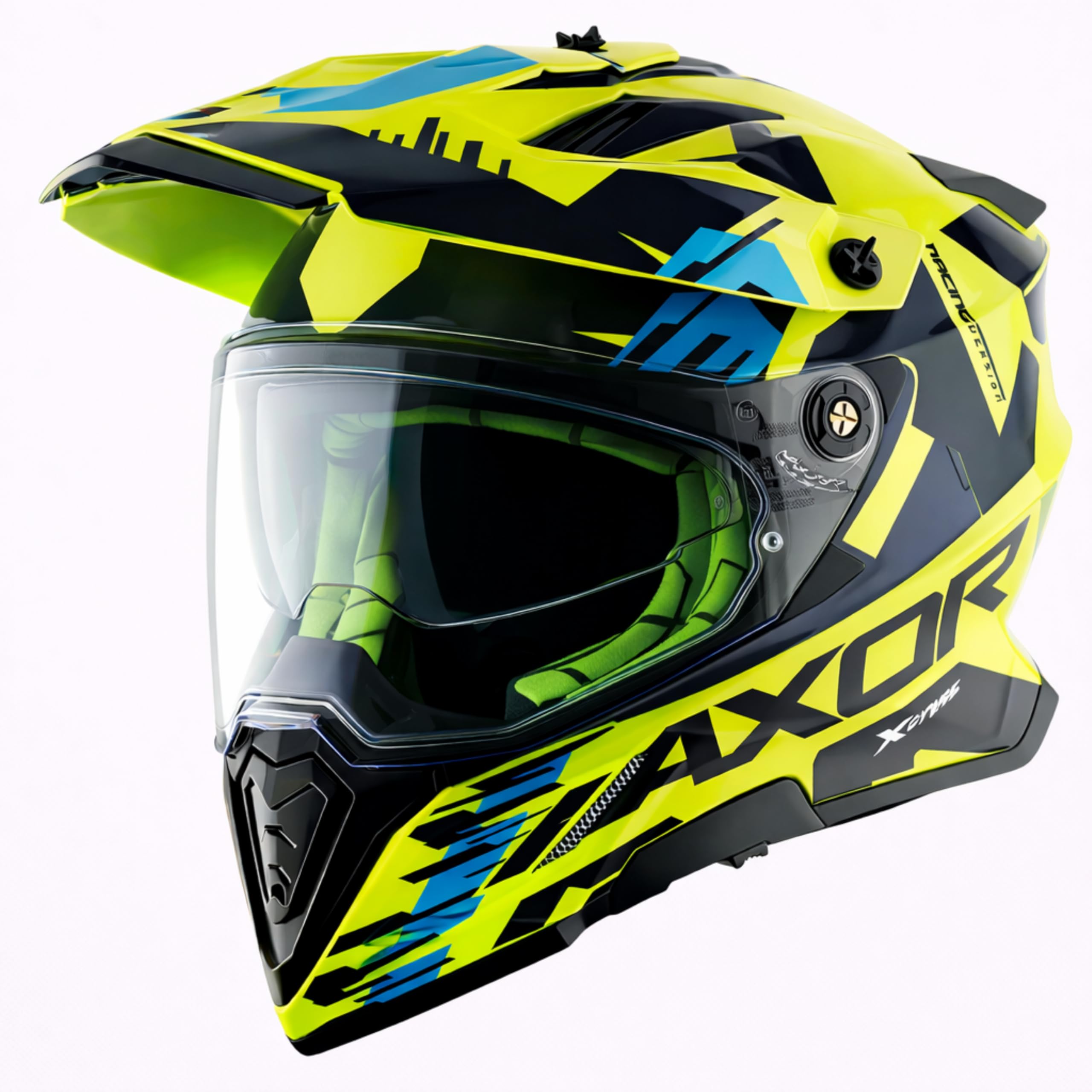 Axor X Cross X1 ISI ECE DOT Certified Full Face Dual Sport Peak