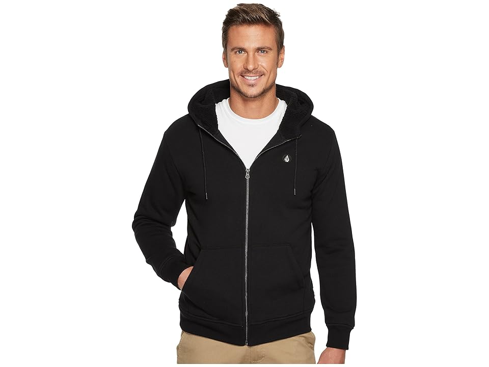 

Volcom Single Stone Lined Zip (Black) Men's Clothing