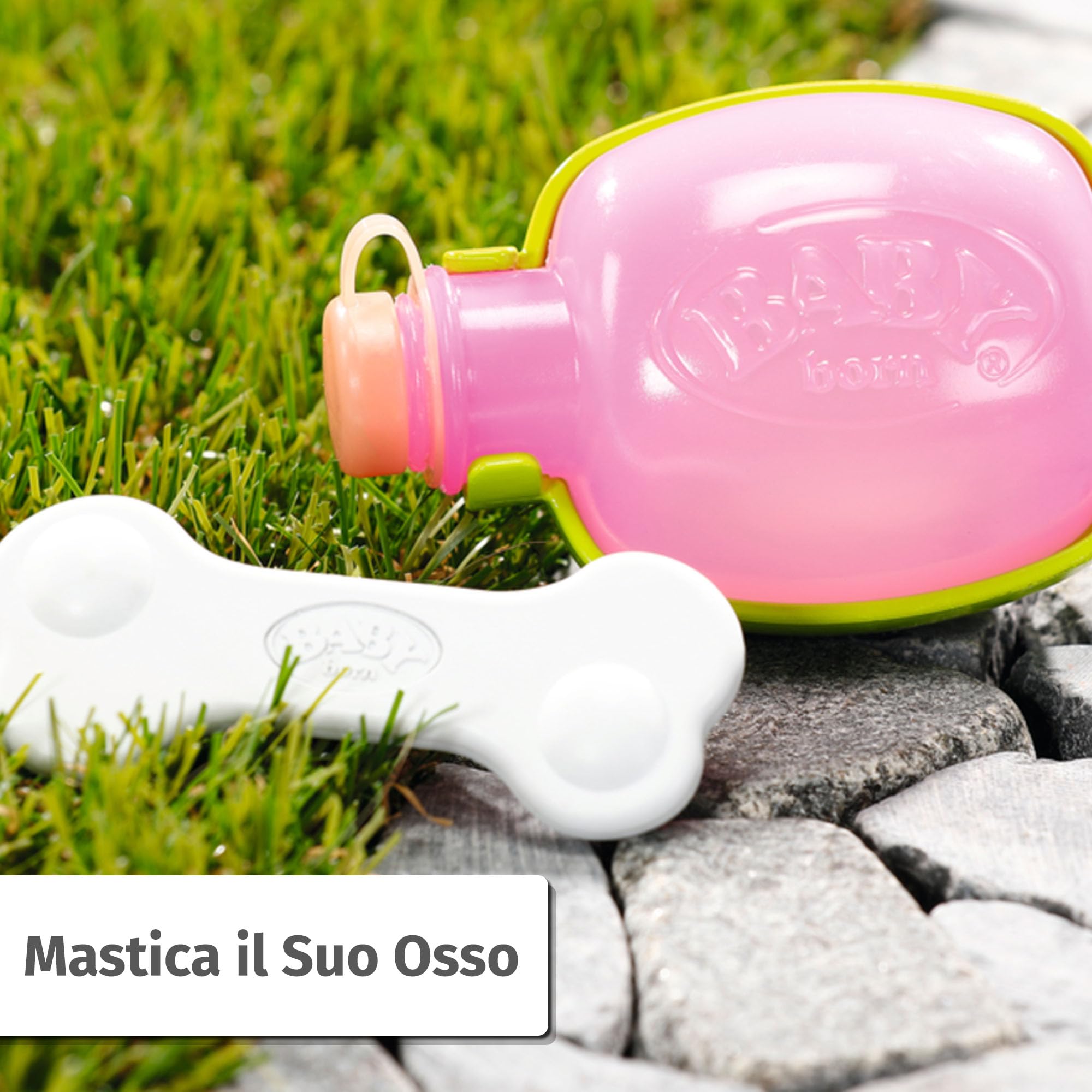 BABY born Il mio cane Lucky con trasportino | 5 funzioni, trasportino, batterie necessarie