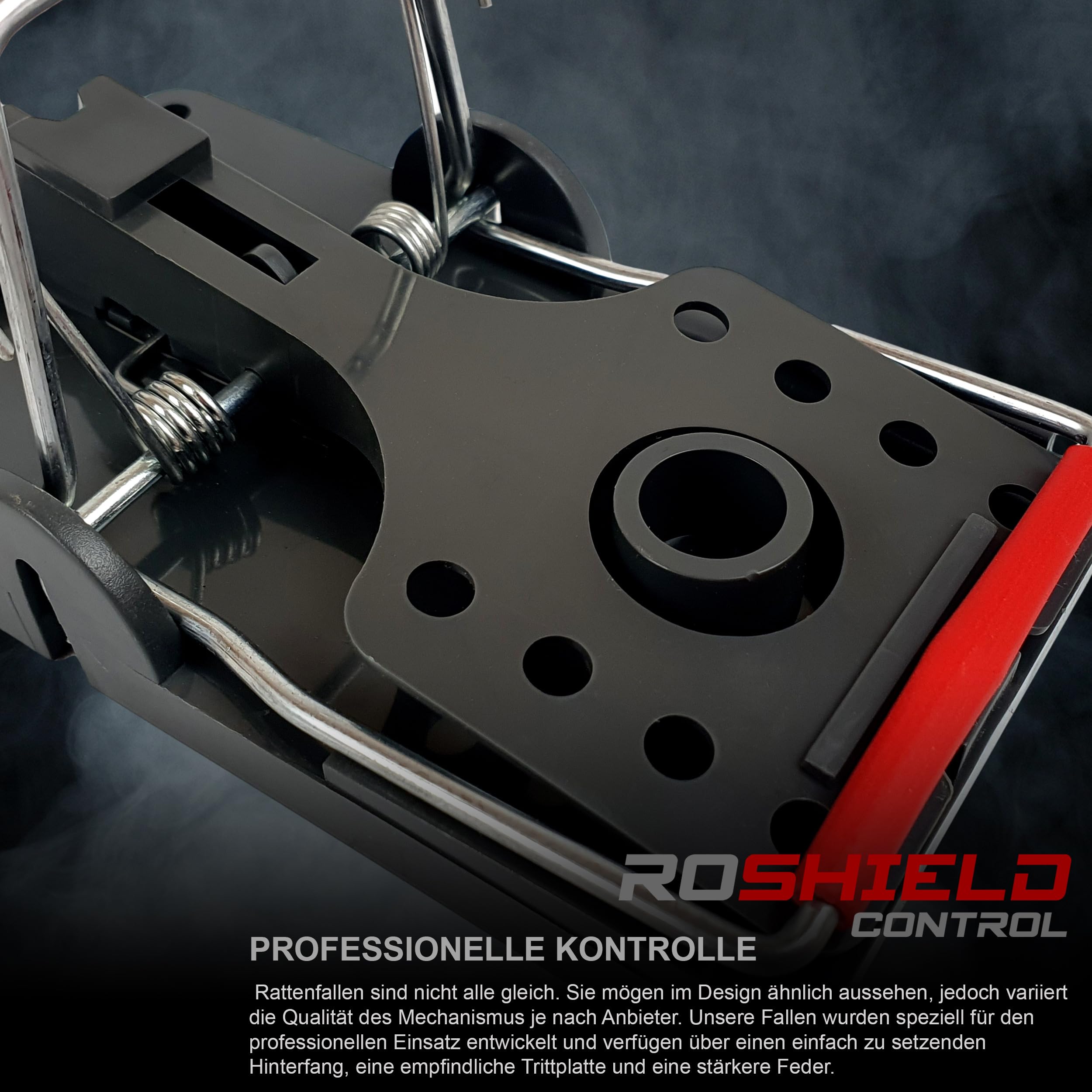 Roshield 2 x Schutzbox für Externe Rattenfallen - Nager- und Schädlingsbekämpfungsset für den Garten, giftfrei - Grüne Profi-Qualität