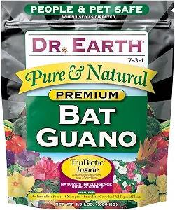 Dr. Earth Pure & Natural Bat Guano 1.5 lb
