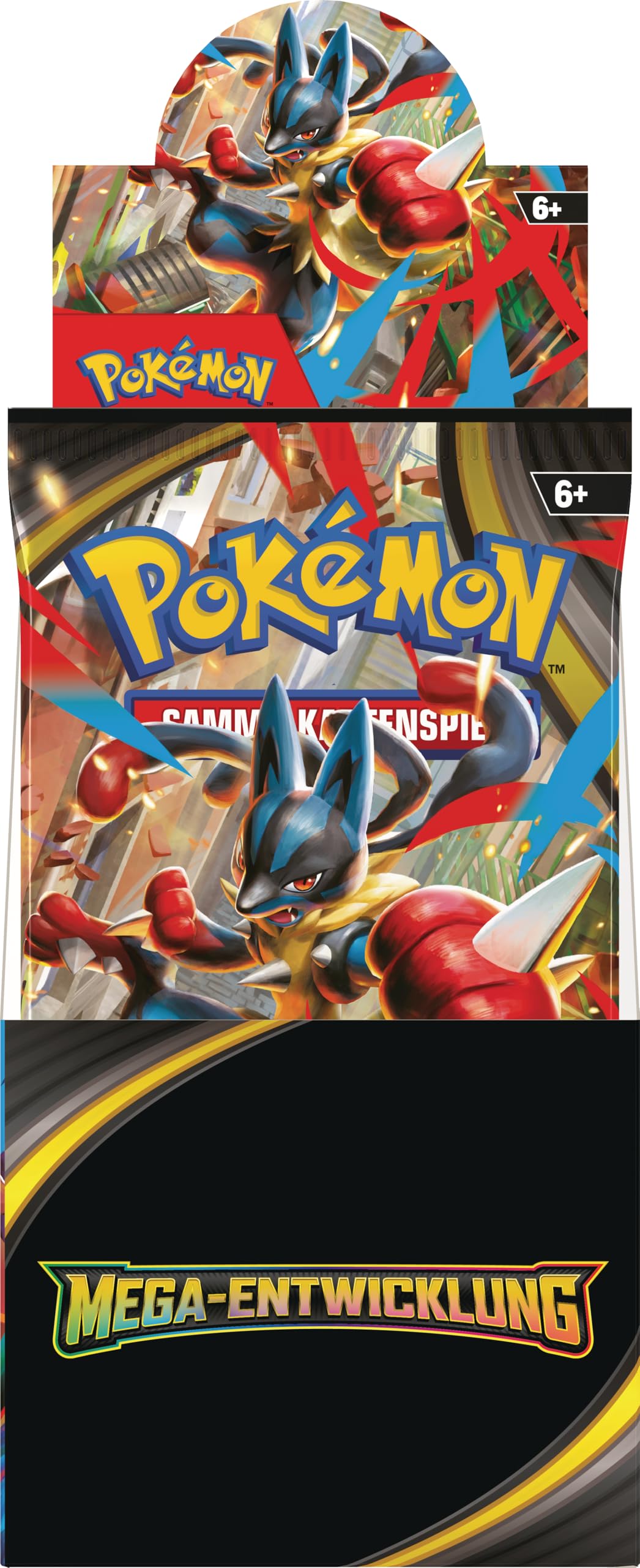 Pokémon-Sammelkartenspiel: Boosterpack-Display Mega-Entwicklung (enthält 18 Boosterpacks)