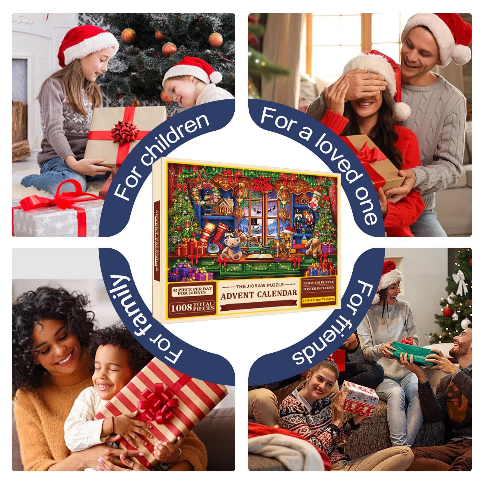 Calendario 'Avvento 2024 Bambini, Calendario Di Natale Puzzle Kit Regalo