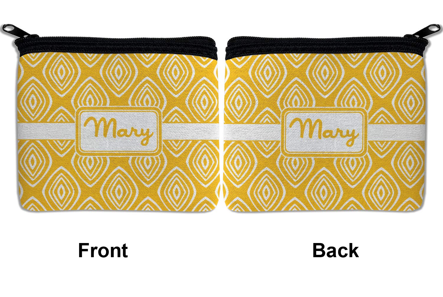 Personalized Tribal Diamond Rectangular Coin Purse