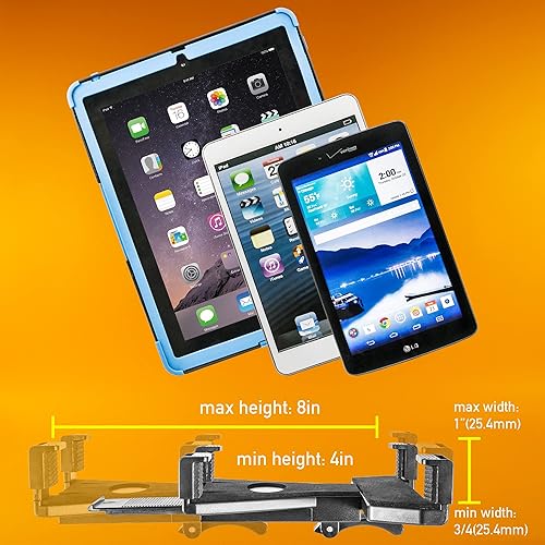 Miniatura 6 de iBOLT TabDock Bizmount - Soporte de pilar resistente para carretilla elevadora para vehículos de almacén y tabletas de 7 a 10 pulgadas