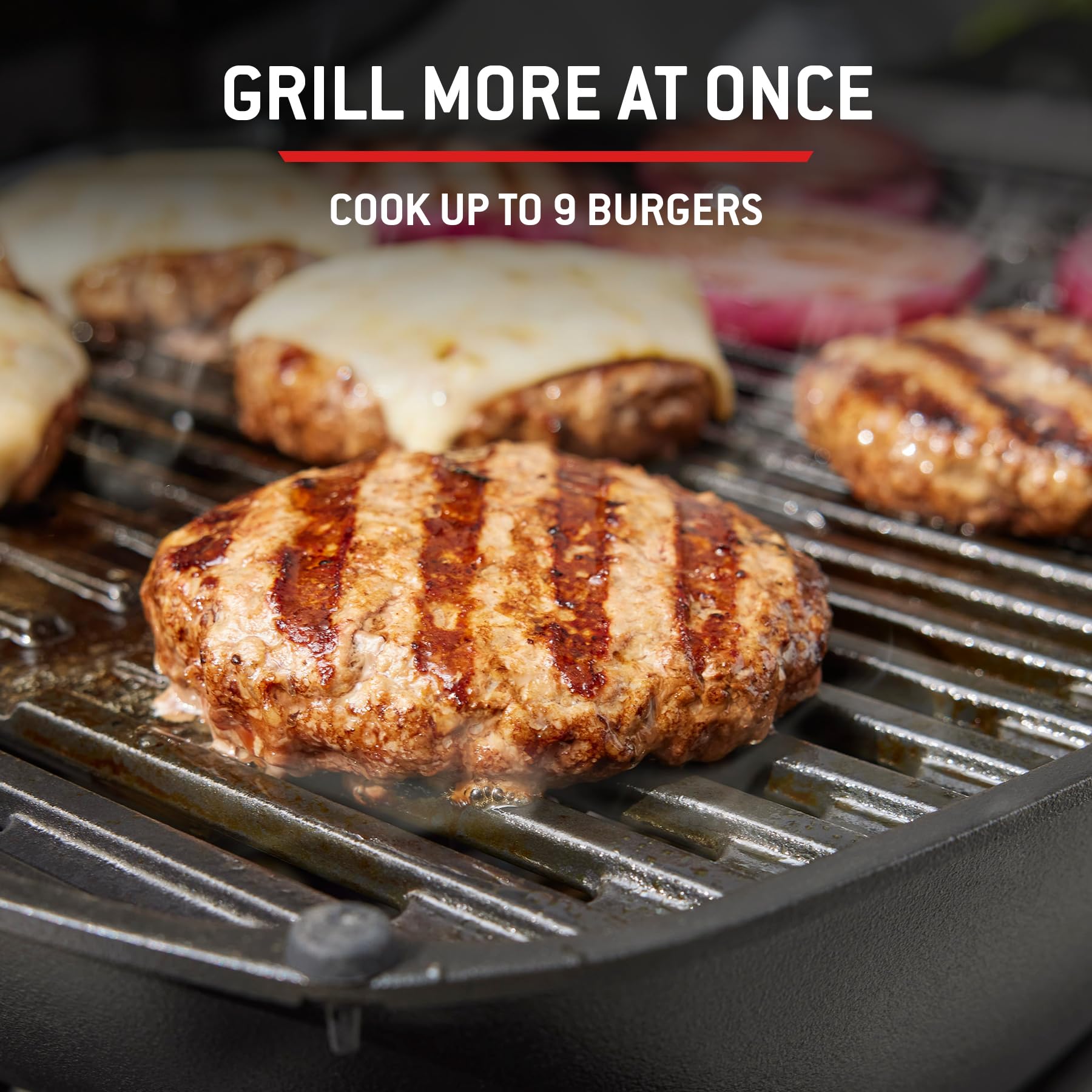 Weber Q 1100N – grill gazowy/przenośny grill na biwak, taras i balkon, wysokowydajny palnik, emaliowane porcelaną ruszty z żeliwa, elektroniczny zapłon, kolor Midnight Black