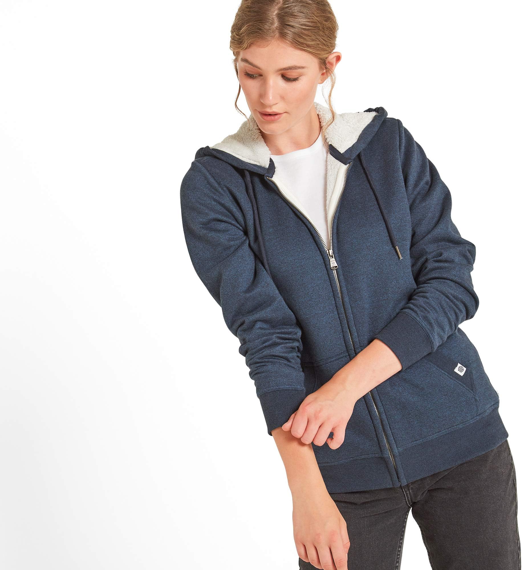 Hove Womens Zip Sherpa Hoody