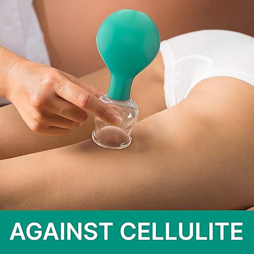 Miniatura 5 de PURAVA Juego de terapia de ventosas de vidrio, bola de succión - para cuello, cara, tensión corporal, dolor de espalda, celulitis - Juego de 5