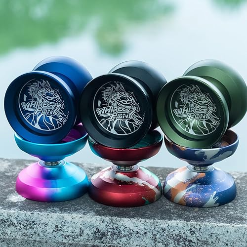 Miniatura 5 de Yoyo profesional sensible de aluminio para niños principiantes, rodamiento de bolas de repuesto para jugadores avanzados de Yoyo + 1 guante + 5