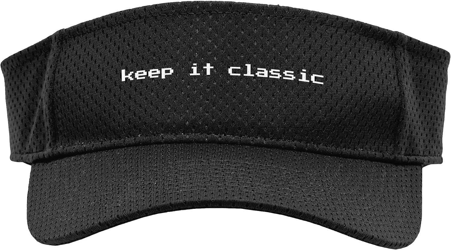 Keep It Classic - Funny Minimalist Pixel Video Game Lover Sport Sun Visor