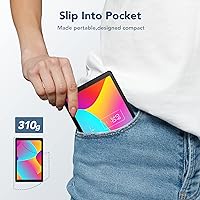 Vista 6 de TCL Tablet Android Wi-Fi TAB 8, pantalla HD de 8 pulgadas, 3 GB+32 GB (hasta 512 GB), batería de 4080 mAh, tableta básica Android 11, Prime Black