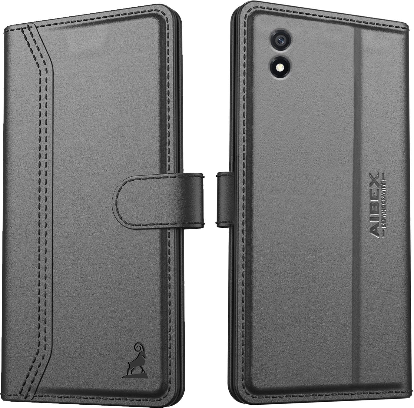 AIBEX ® Realme Narzo 50i Flip Cover Leather Finish | Inside TPU with Card Pockets | Wallet Stand | Complete Protection Flip Case Black (B09JCJJNFX) Amazon Price History, Amazon Price Tracker