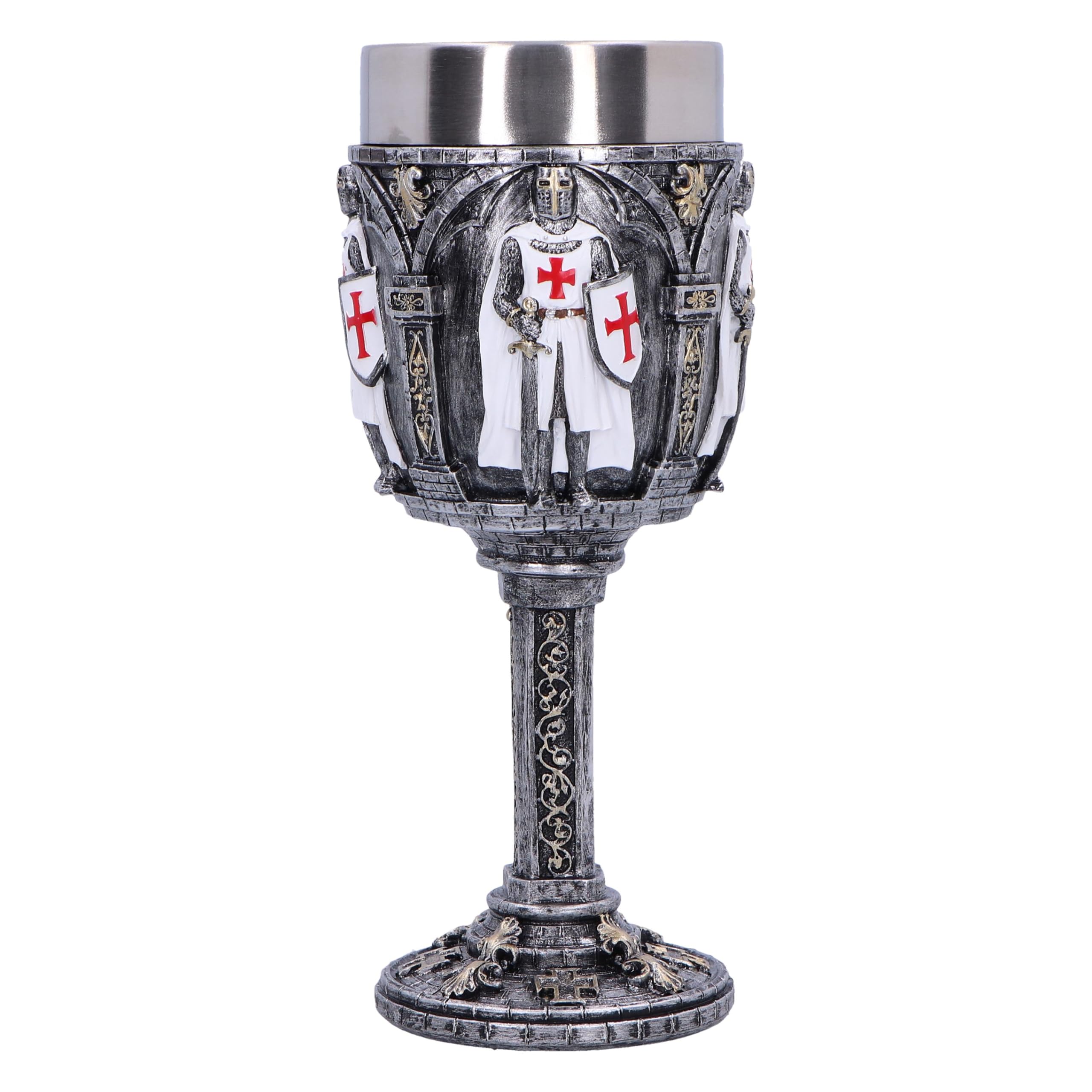 Valiant Medieval Knight Architectural Goblet