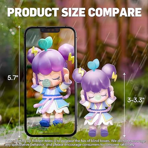 Miniatura 5 de Rowood Caja ciega, figura de acción aleatoria, 1 unidad, juguete coleccionable, kits de modelo para adultos, cumpleaños, Nanci, 24 términos solares,