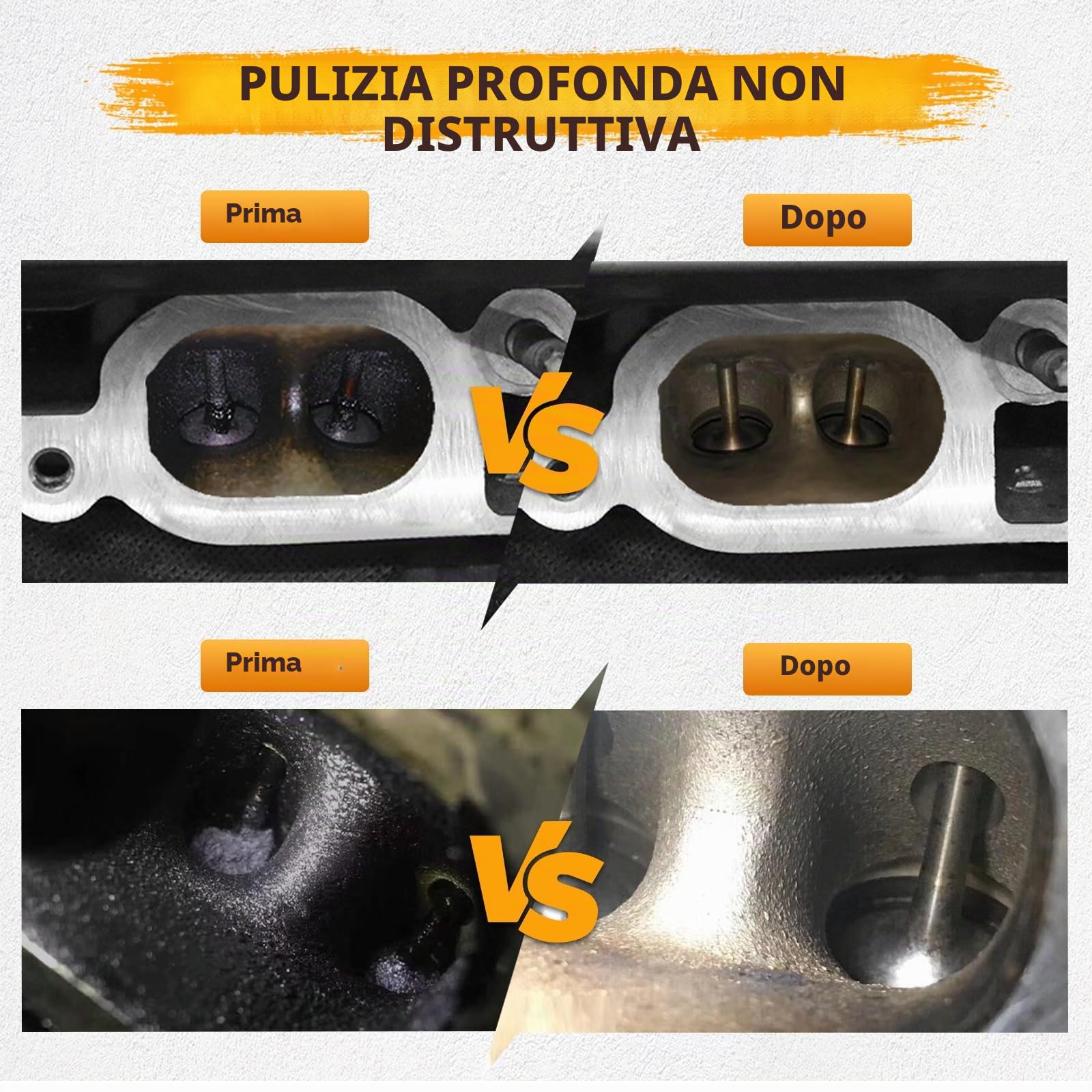 PLAYOCCAR HTS558 Sabbiatrice di Noce Professionale per Auto, Detergente per Rimozione Carbonio Valvole di Aspirazione Motore, Set Completo con 23 Adattatori Universali