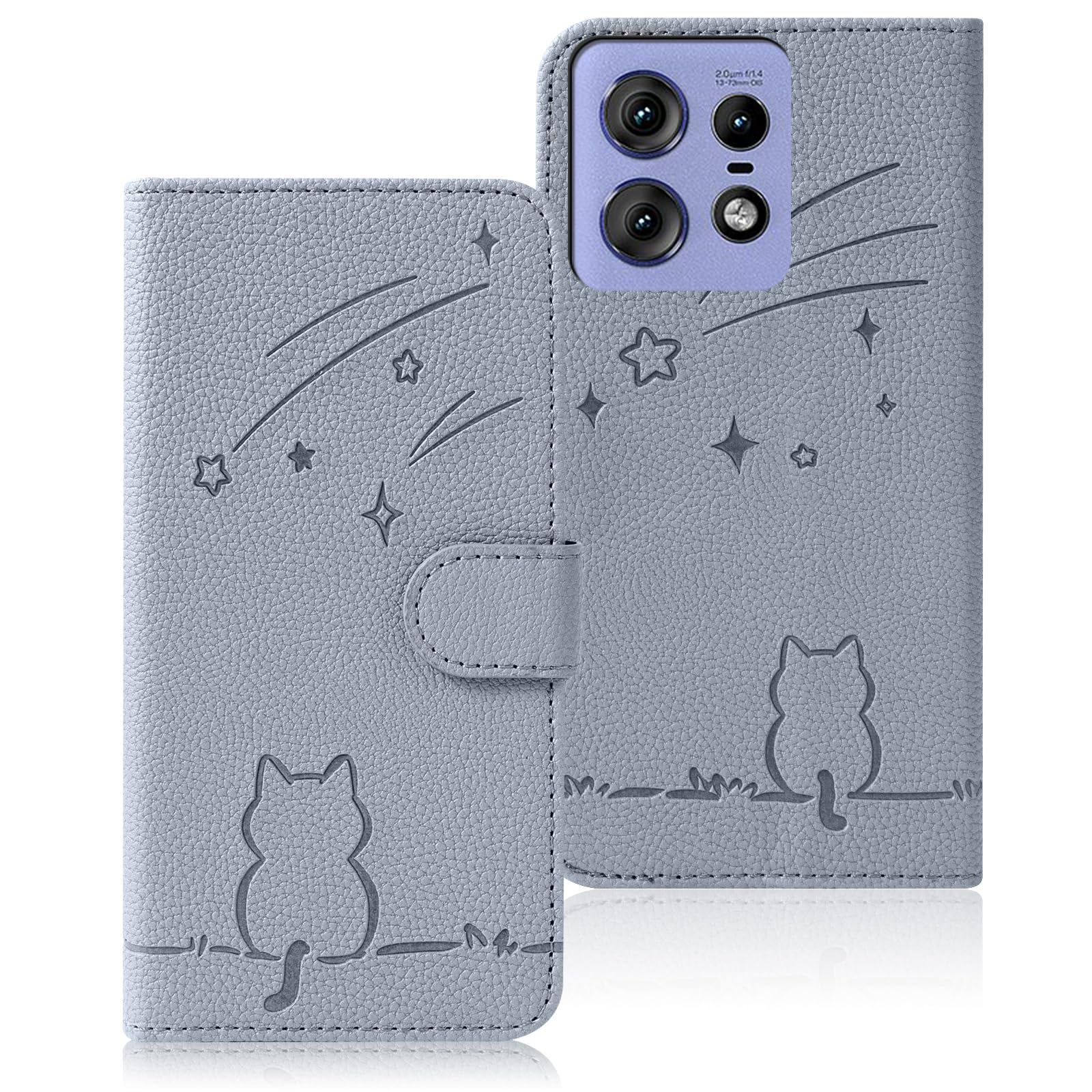 Amazon.co.jp: Rosbtib Motorola Edge 50 Pro ケース 手帳型 流れ星 