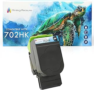 Compatible 702HK Toner Cartridge for Lexmark CS310dn CS410dn CS410n CS510de CS510dte CS410dtn CS310n - Black, High Yield (4,000 Pages)