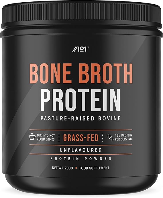 Bone Broth Beef Protein Powder 200g Unflavoured 100 GrassFed