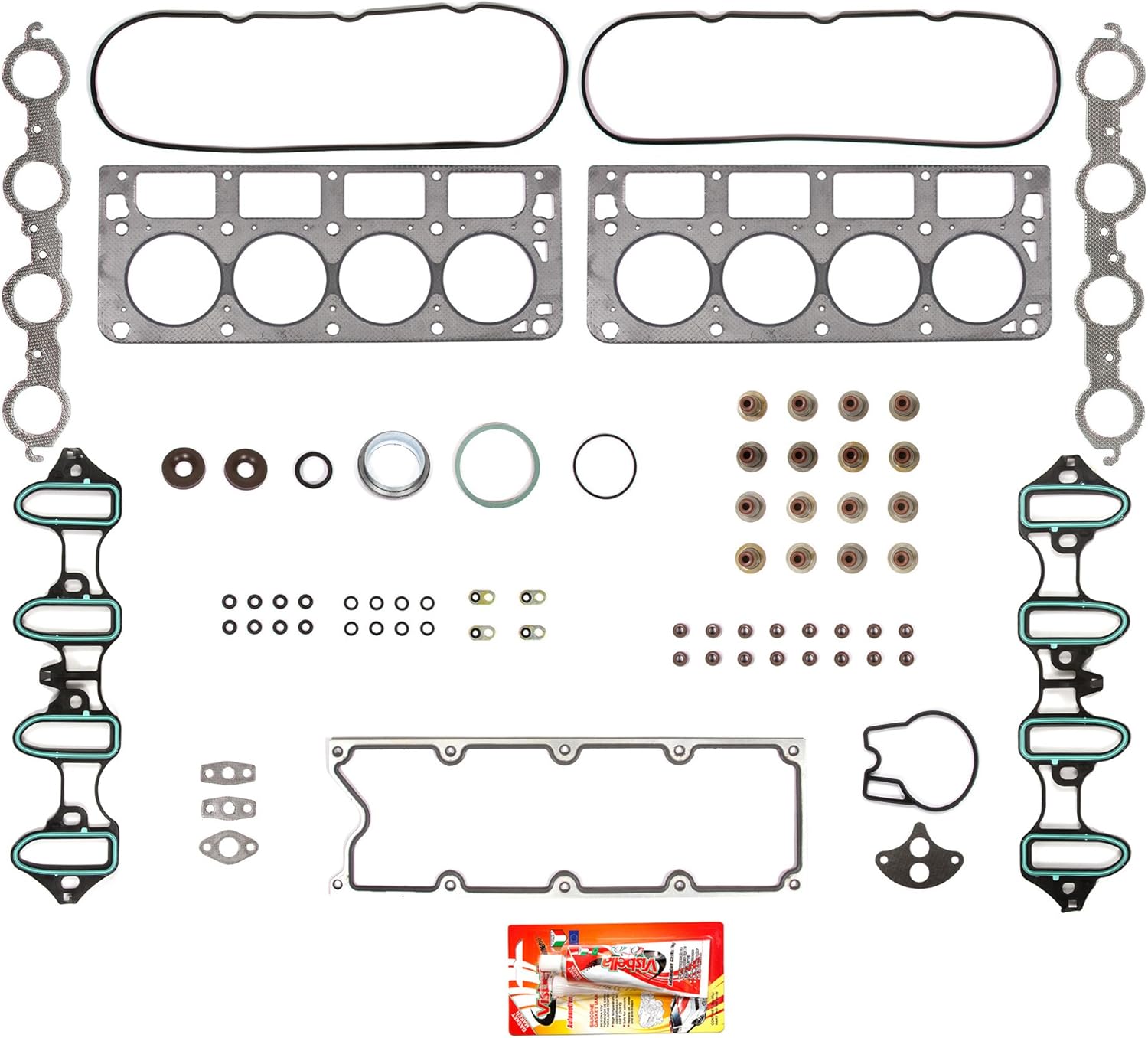 Compatible With 99-01 Buick Cadillac Chevrolet GMC 4.8 & 5.3 V8 OHV Head Gasket Set