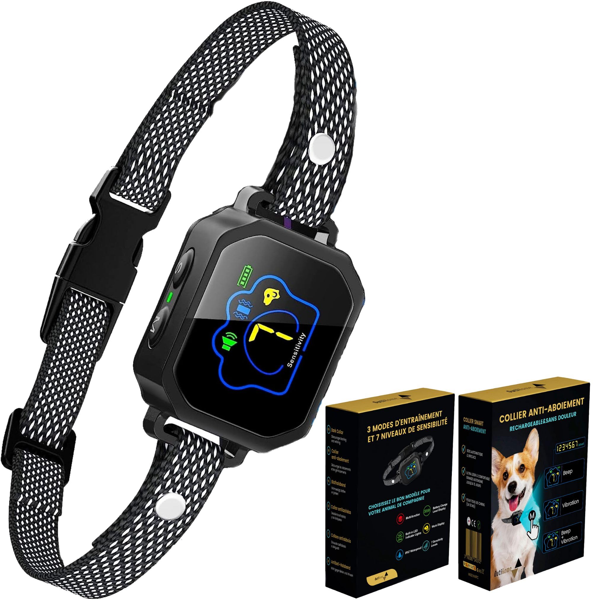 Collare Educativo Cani Dogtrace Edge 650V, Suono, Vibrazione E - Foto 14