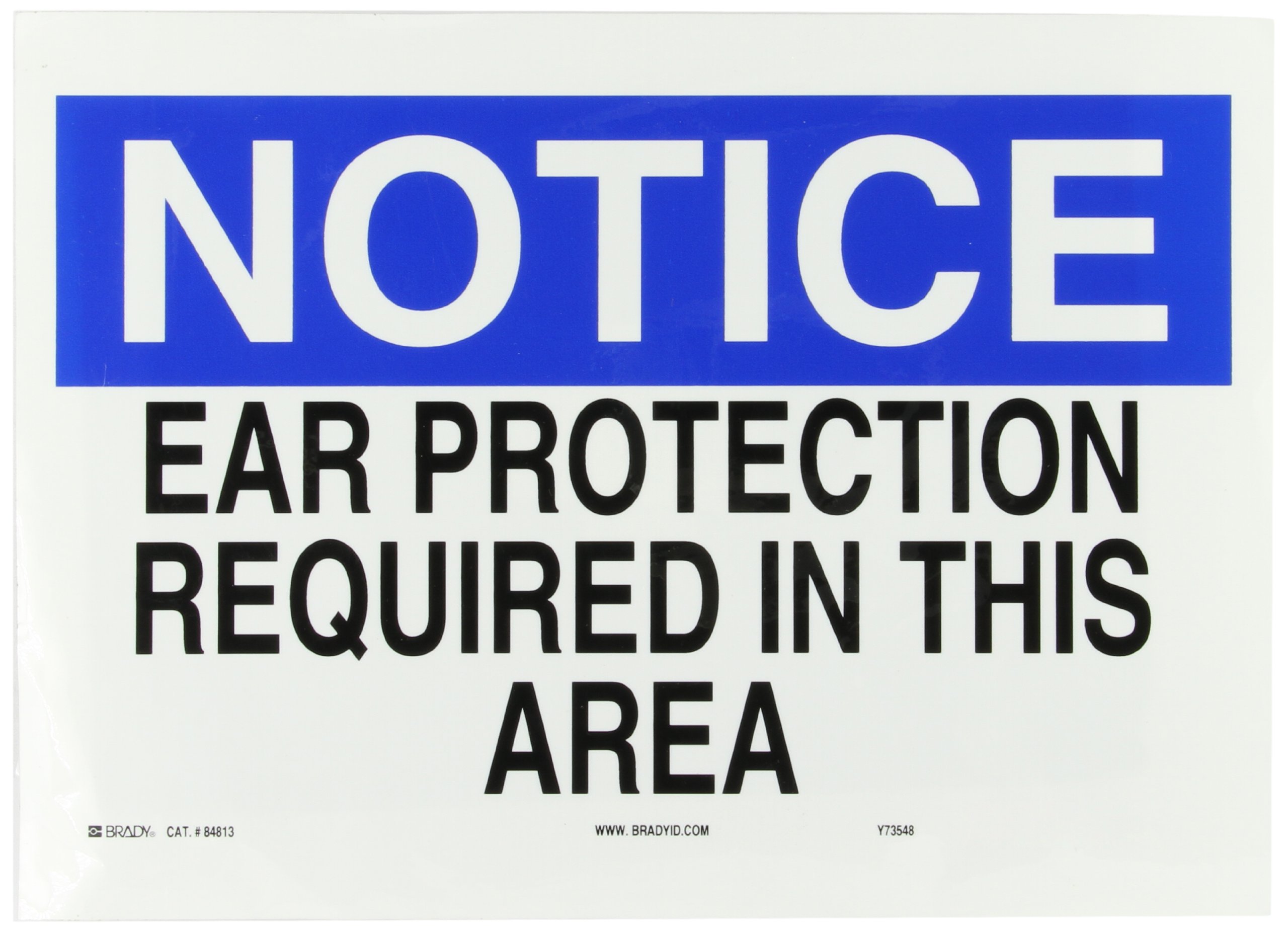 Panneau protection auditive Brady 84813 polyester de qualité - 2