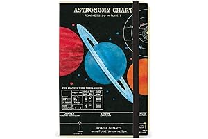 Cavallini Papers & Co. Astronomy 256-Page Notebook