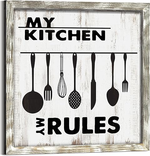 Miniatura 22 de Decoración de pared de cocina, imagen de vino: letrero rústico de copas de vino, decoración con impresión de madera, comedor, cocina, bar, cita Vino