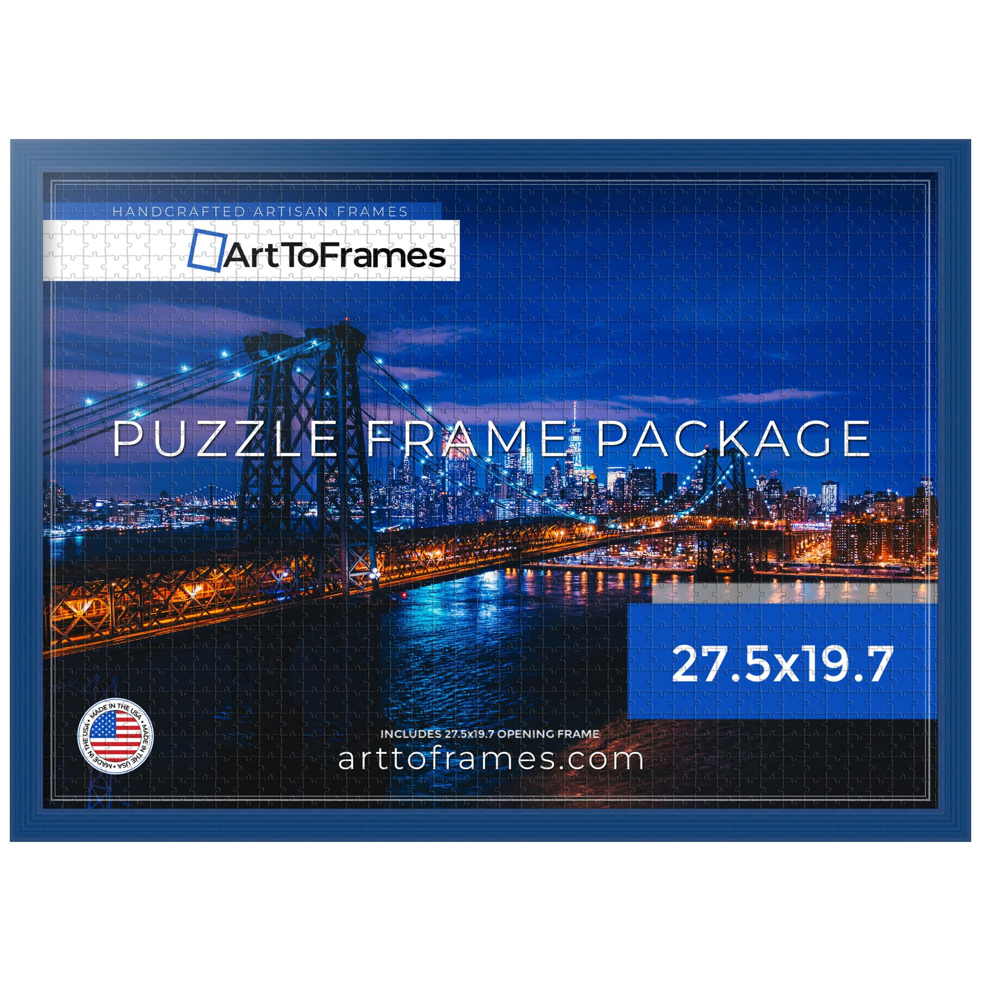 Amazon.com - ArtToFrames 27.5x19.7 INCH/70x50 CM Blue Frame for