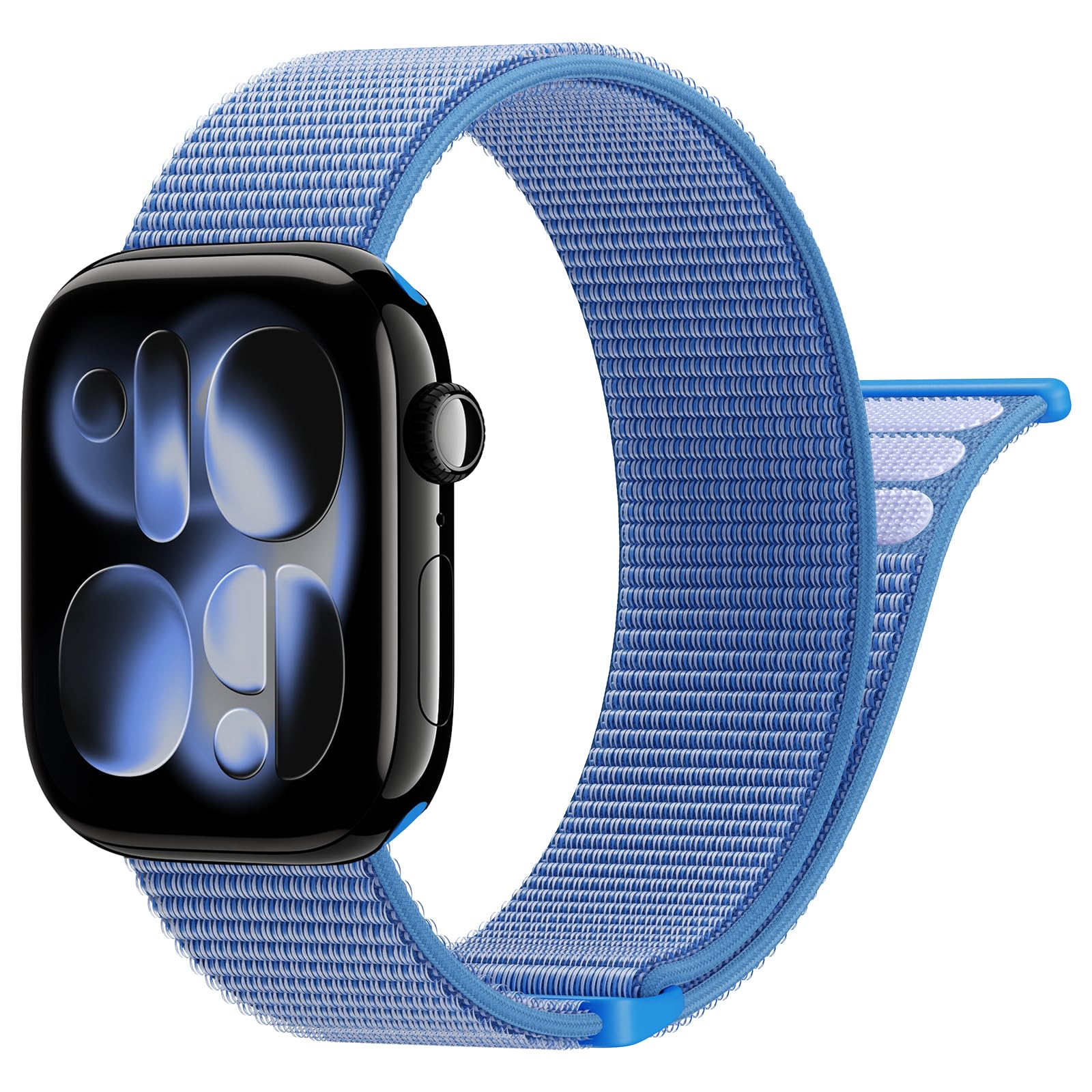 Yoohoo Nylon Armband Kompatibel mit Apple Watch Armband 40mm 41mm 42mm 38mm 46mm 44mm 45mm 49mm, Verstellbare Sport Armband für iWatch SE Ultra Ultra2 Series 10 9 8 7 6 5 4 3 2 1 Damen/Herren