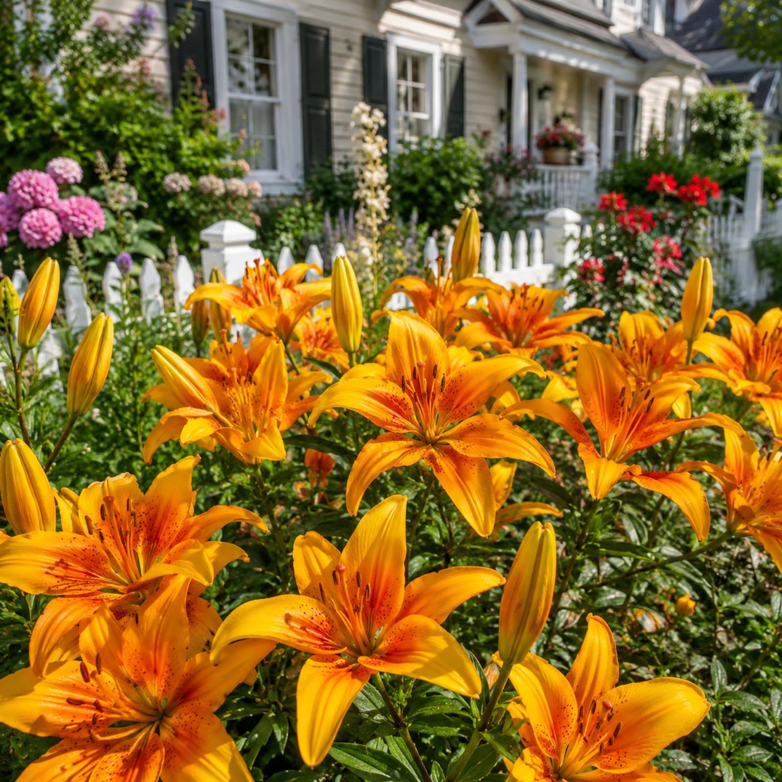 Lily Bulbs for Planting, Beautiful Garden Flowers Plant Bulbs,Garden Flowers,Wedding Flowers,Hardy Perennial-14 Bulbs-E