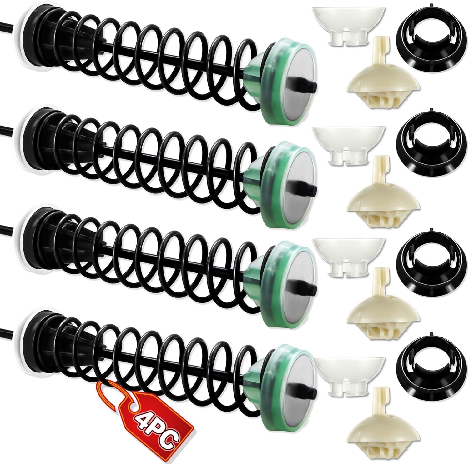 Washer Suspension Rod Kit fit for Ken-more 11022352511 11022352510 11025132410 11025132411 11025132412, 23.6 Inch Compatible with Ken-more Top Loader Washing Machine