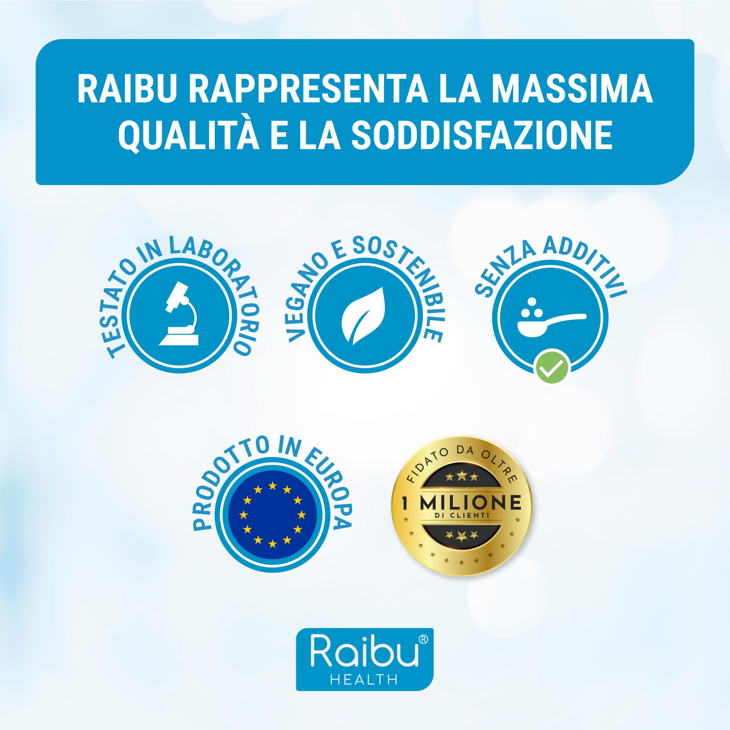 Raibu Fisiologico per Lavaggi Nasali - 150 Porzioni (XXL) I Con Misurino Dosatore I Sale Lavaggio Nasale, Irrigazione del Naso, Neti Lota