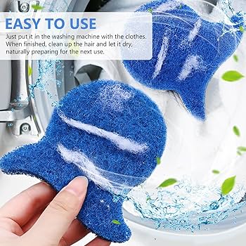 5-20PCS Washing Machine Lint Catcher Pet Hair Remover Bear Shape Laundry Ball Reusable Clothes Sofa Cat Dog Hair Cleaning Sponge