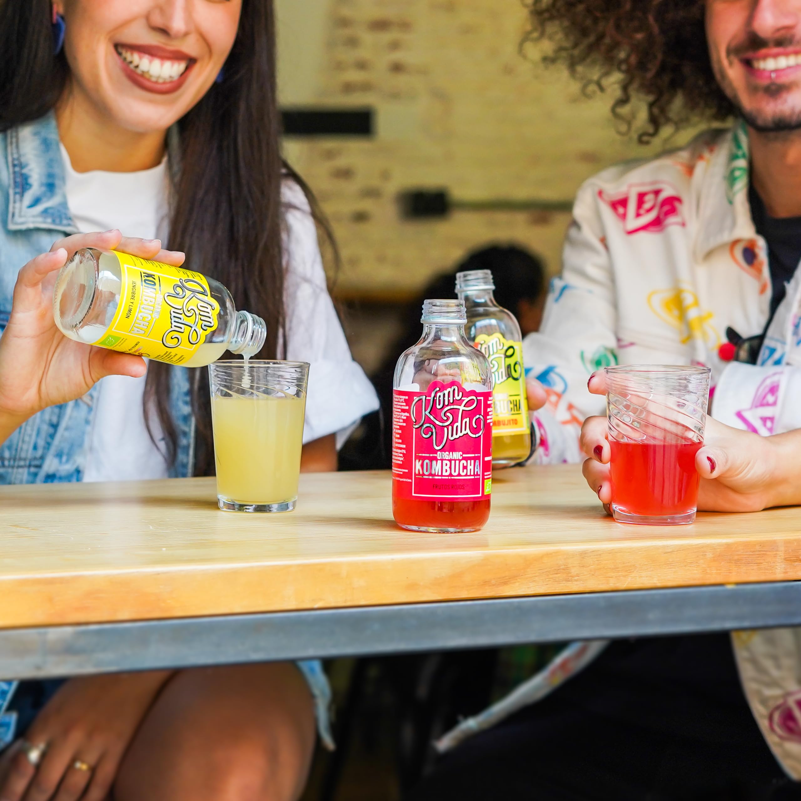 Komvida Té Kombucha Kit Sabores Originales 12 Botellas 250 ml