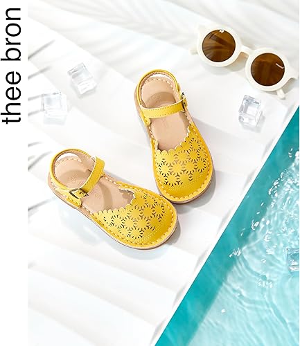 Miniatura 5 de THEE BRON Sandalias cómodas para niñas, zapatos para niños, sandalias rellenas