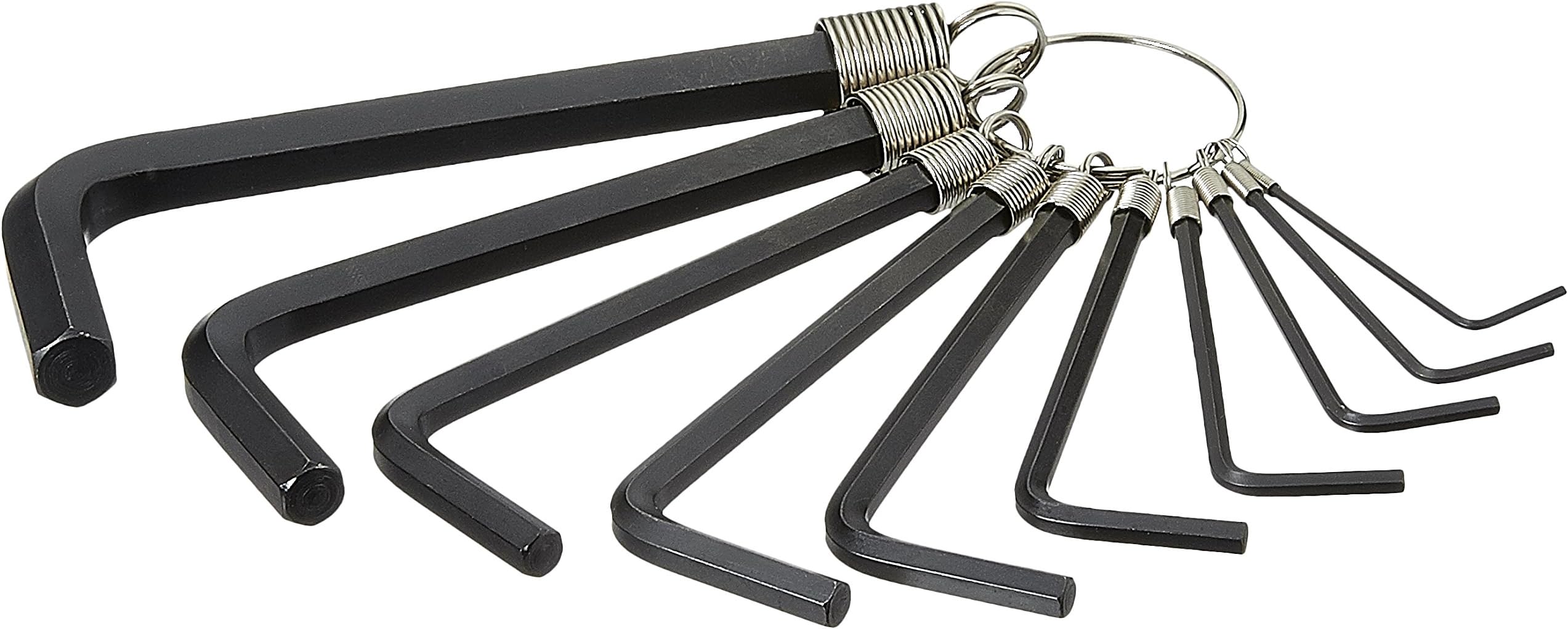 STANLEY STMT69213-8 Metric Hex Key Ring Set Black Phosphate (10pc) 430g