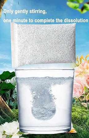 12Ounce Prilled Urea Fertilizer 46-0-0 Nitrogen Bloom Booster Plant Food for Indoor/Outdoor Plants and Flower Gardens - Fruit to Stimulate Growth and Deep Green Color