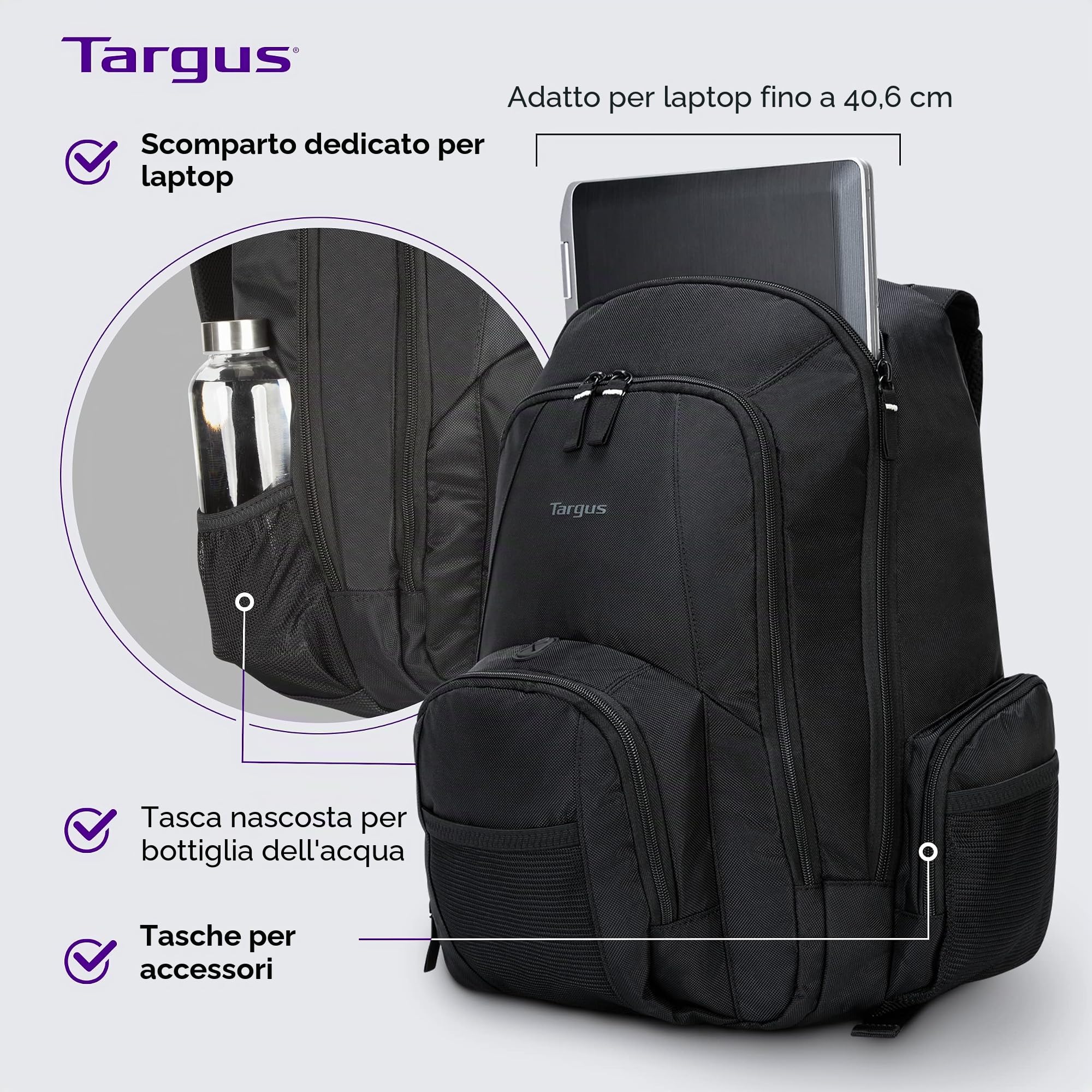 targus Groove - Zaino per computer portatili da 16"